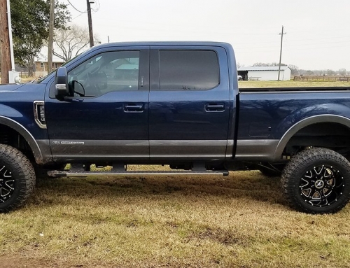 Brandons 2017 F250 with 20×10 Black Lonestar Outlaws